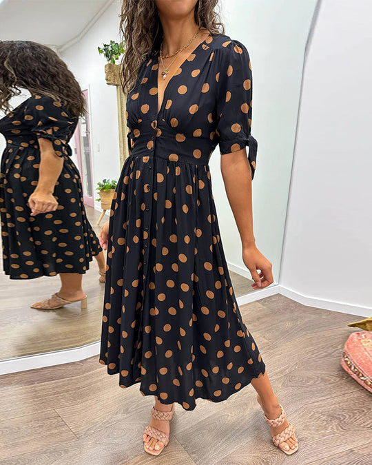 ZOE – CHARMING POLKA DOT DRESS