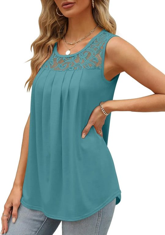 CHLOE - CLASSIC SLEEVELESS BLOUSE
