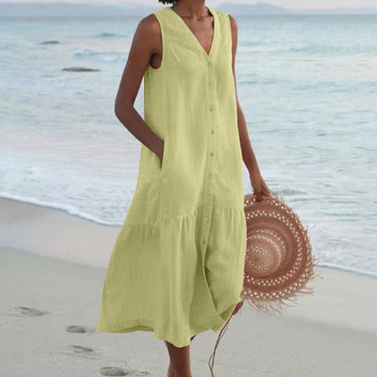 LYRA – SUMMER V-NECK DRESS