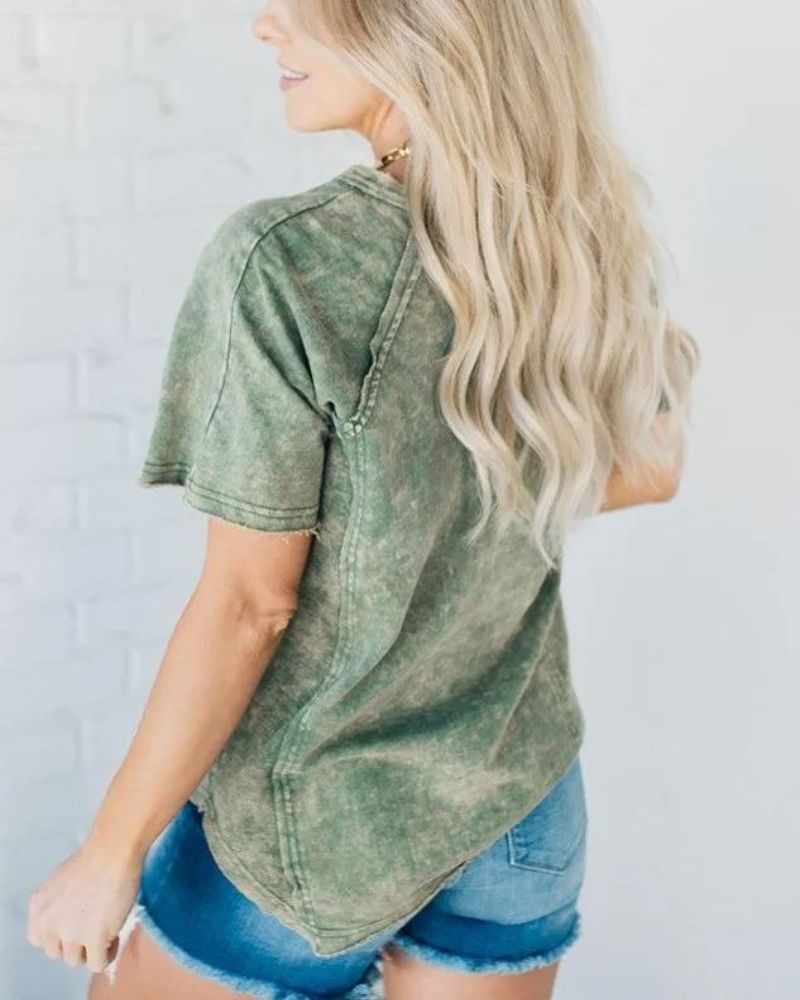 YSSA – LAID-BACK WASHED TEE