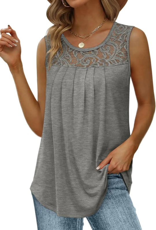 CHLOE - CLASSIC SLEEVELESS BLOUSE