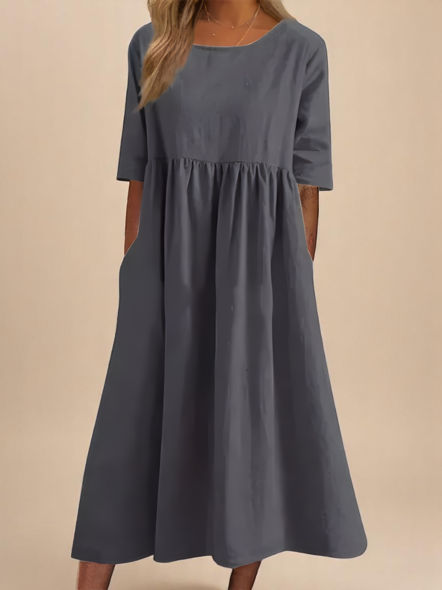 LIVIA – BREATHABLE COTTON DRESS