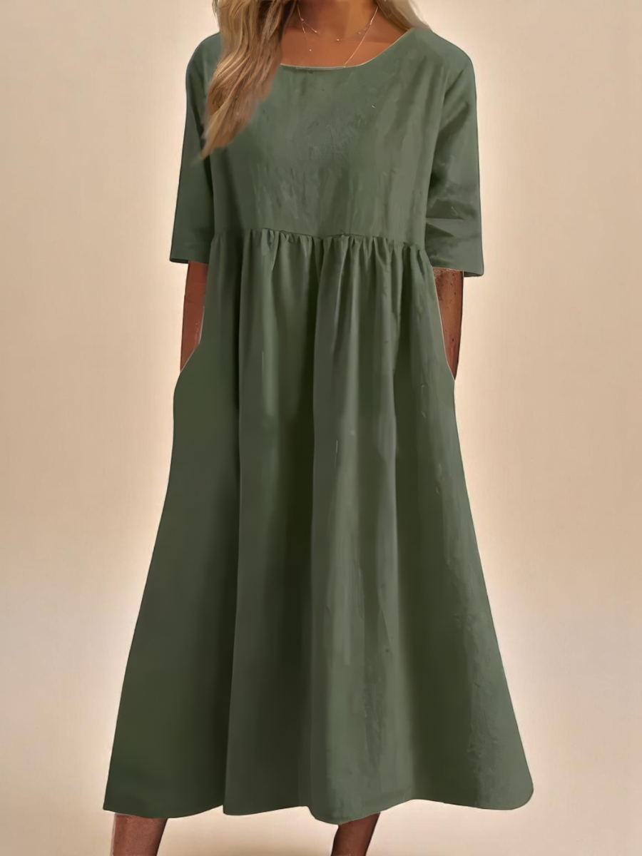 LIVIA – BREATHABLE COTTON DRESS