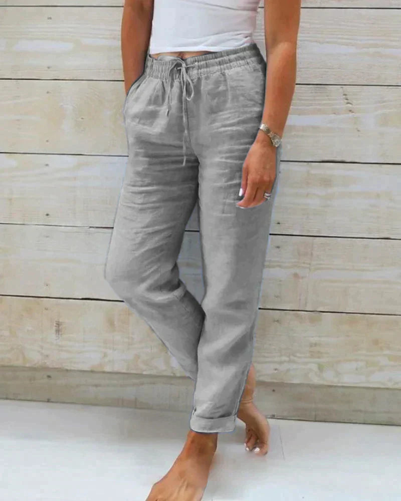 JULIEN – LIGHTWEIGHT LINEN TROUSERS