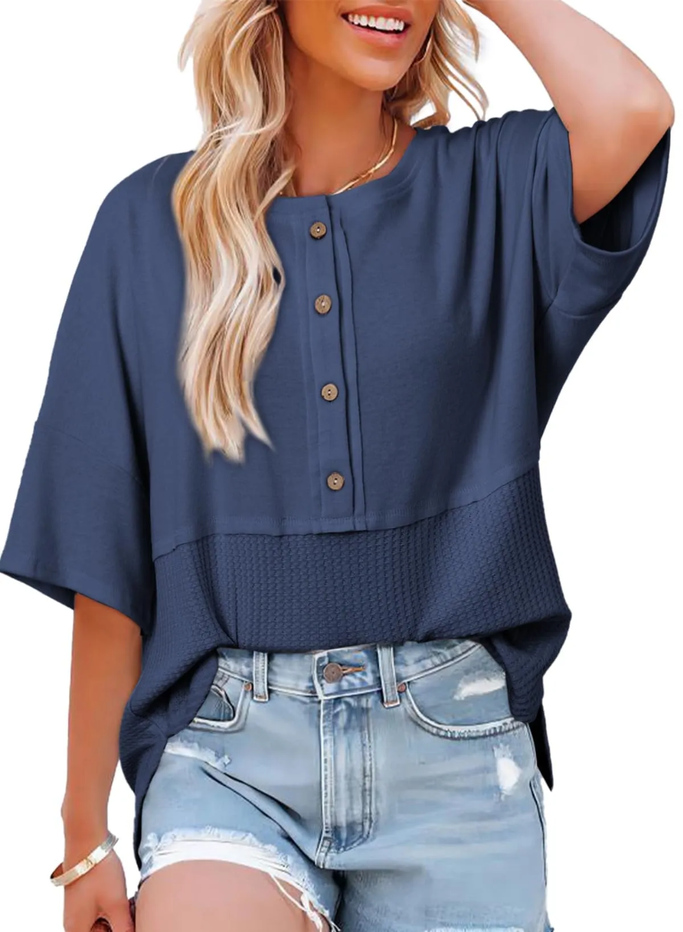SOPHIA - WAFFLE TOP
