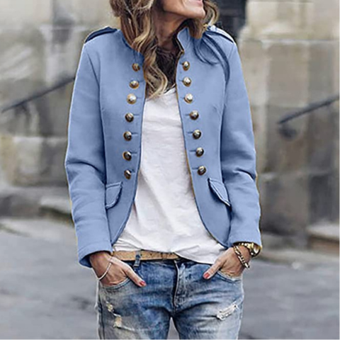 CAMILLE – STRUCTURED HIGH-COLLAR BLAZER