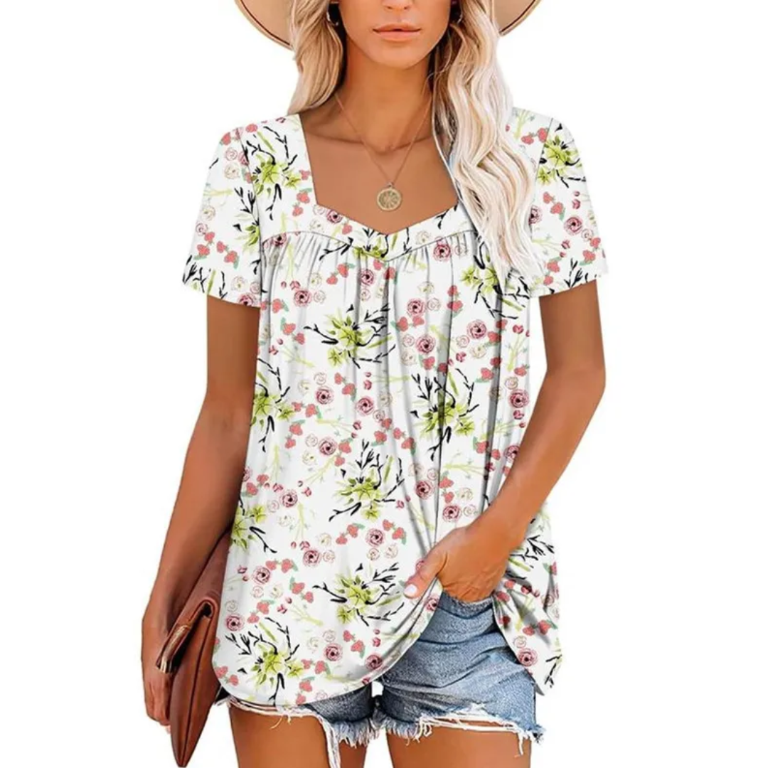 GEORGIA - CLASSIC PRINTED BLOUSE