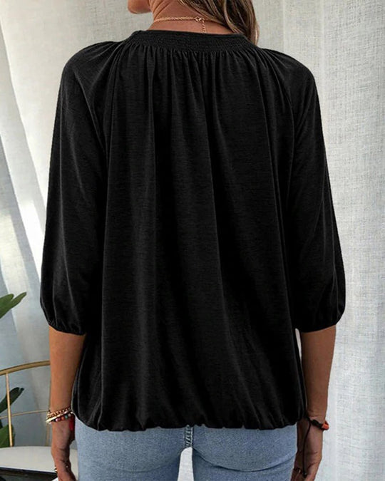 INES –3/4 SLEEVE CASUAL TOP