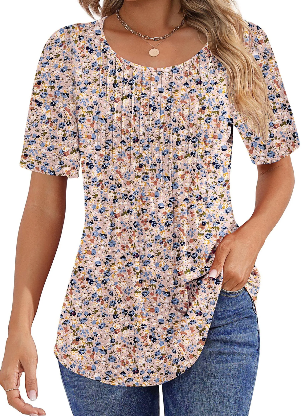 BONNIE - CASUAL SHORT SLEEVE BLOUSE