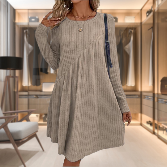 NAYLA – LONG-SLEEVE AUTUMN DRESS