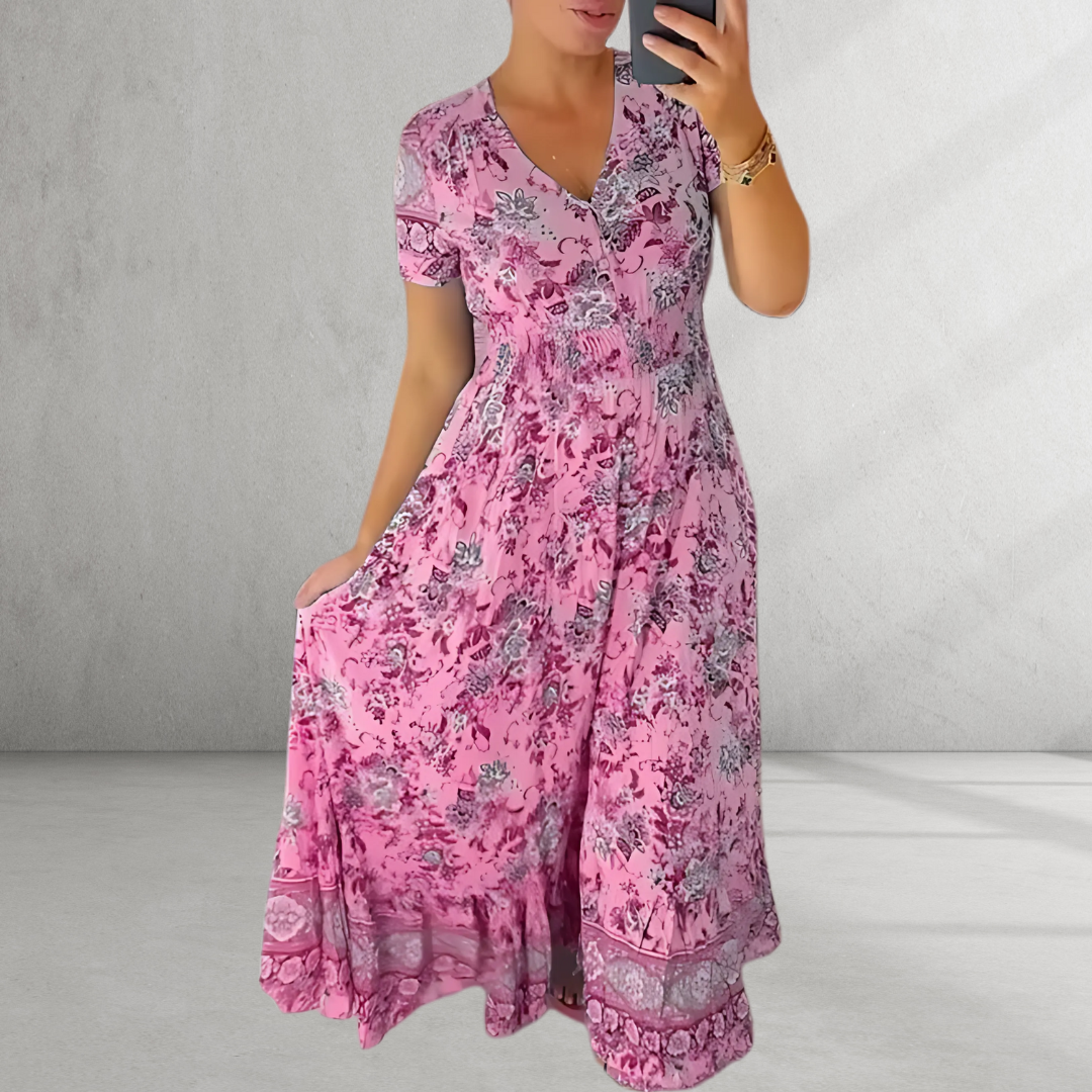 SONIA - V-NECK SUMMER DRESS
