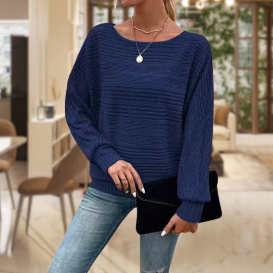 MAËLLE – TEXTURED KNIT SWEATER
