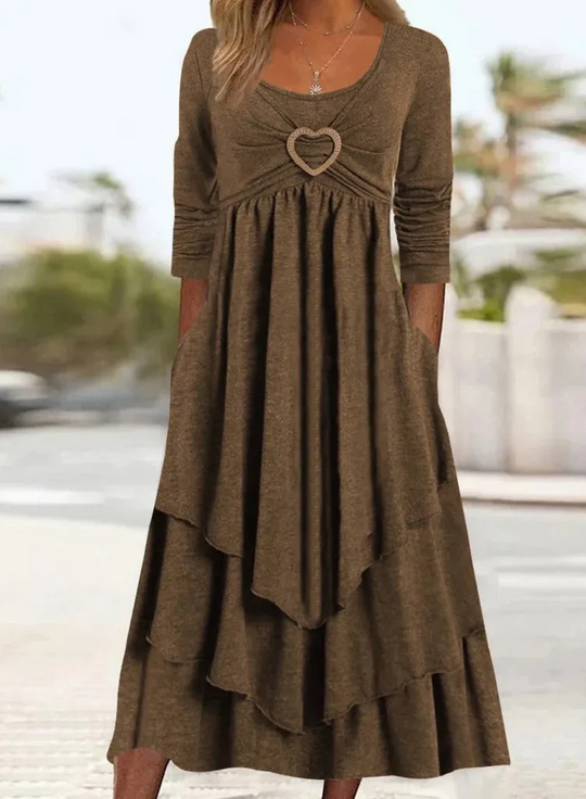 NANCY - VERSATILE LAYERED MIDI DRESS