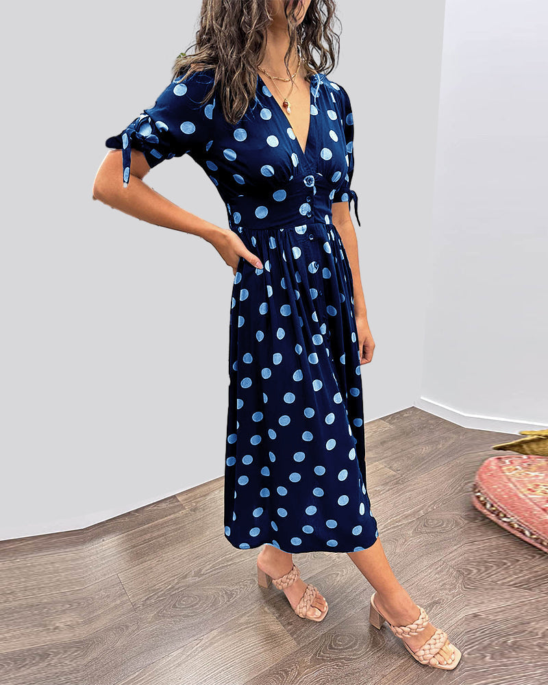 ZOE – CHARMING POLKA DOT DRESS