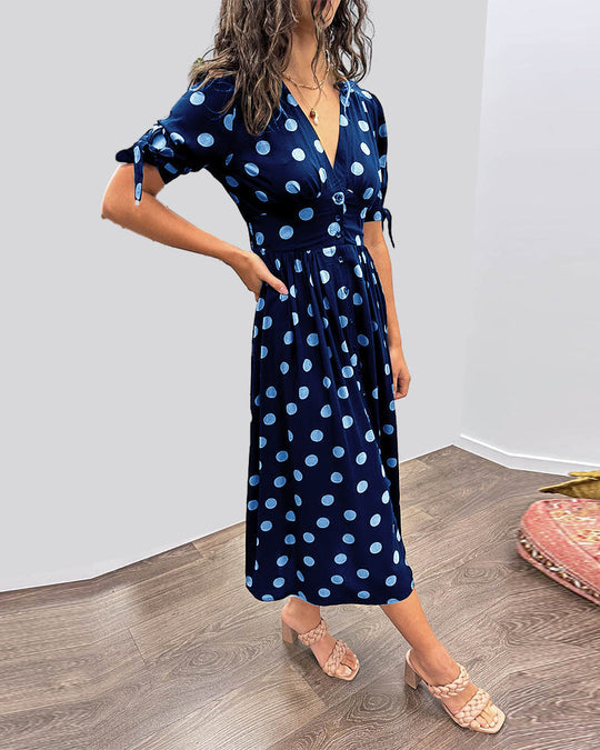 ZOE – CHARMING POLKA DOT DRESS