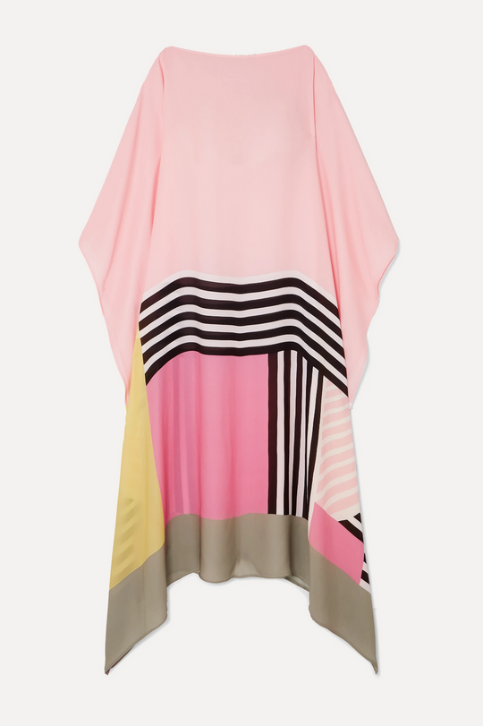 IRISH – STRIKING PRINTED CAFTAN DRESS