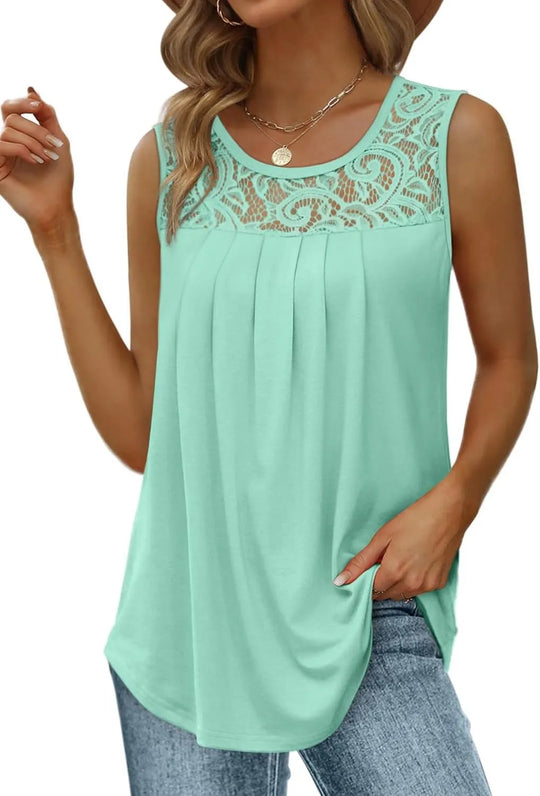CHLOE - CLASSIC SLEEVELESS BLOUSE