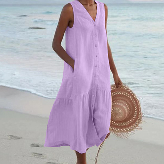 LYRA – SUMMER V-NECK DRESS