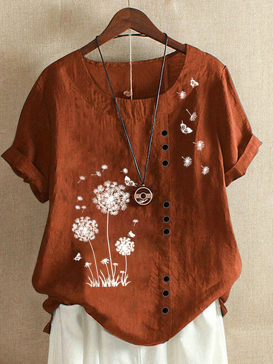ELLE – DANDELION-INSPIRED BLOUSE