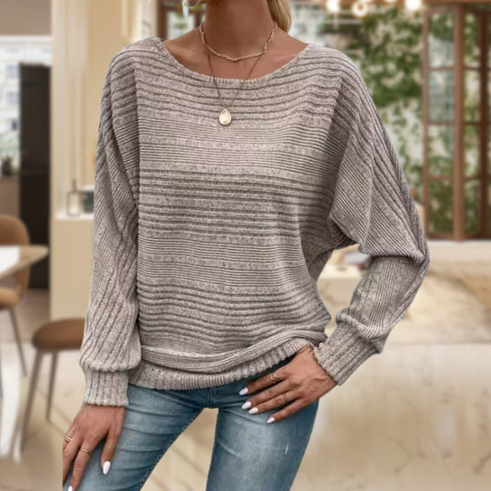 MAËLLE – TEXTURED KNIT SWEATER