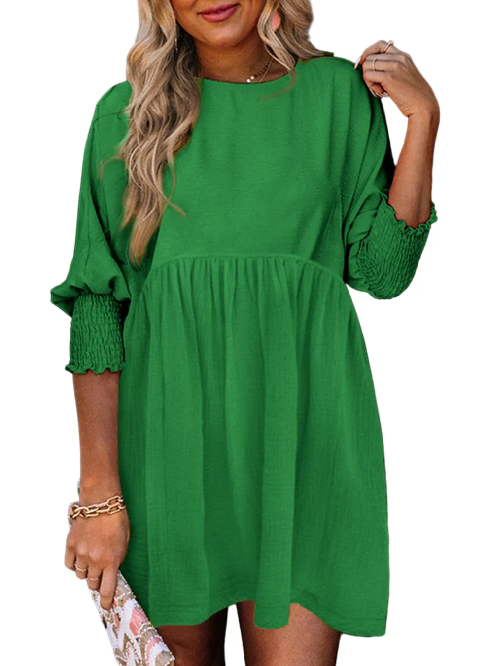 SIENNA – TRENDY PUFF SLEEVE DRESS