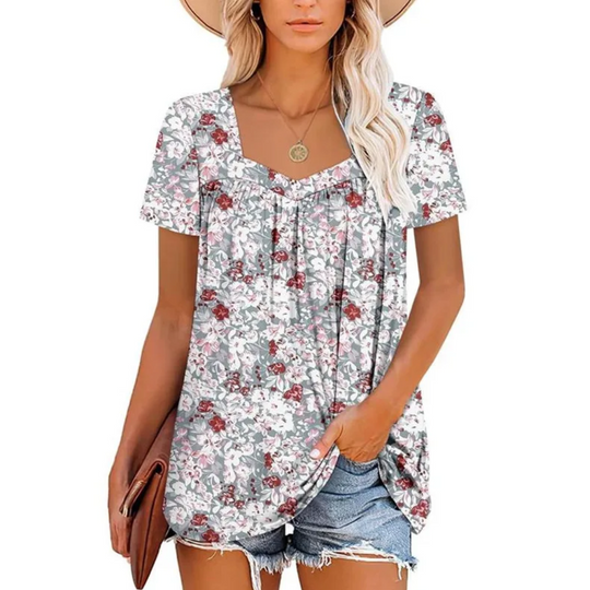 GEORGIA - CLASSIC PRINTED BLOUSE