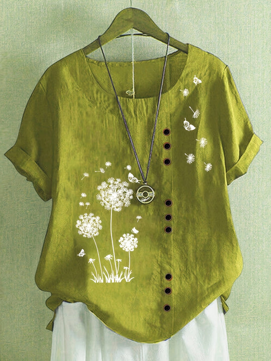 ELLE – DANDELION-INSPIRED BLOUSE