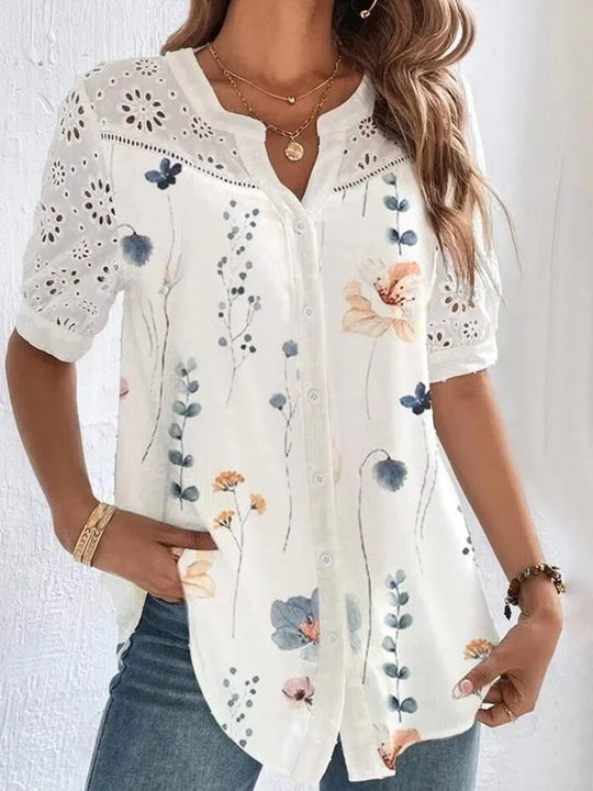 NICOLE – CASUAL LACE BLOUSE
