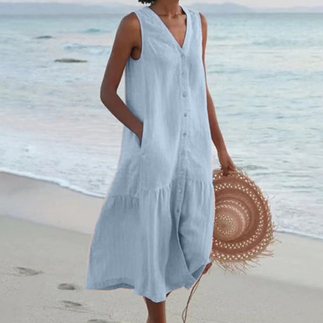 LYRA – SUMMER V-NECK DRESS