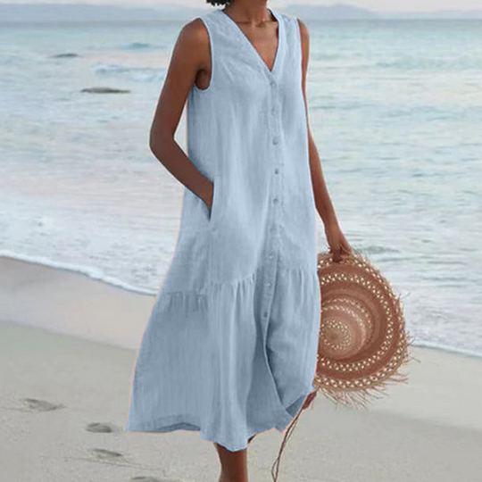 LYRA – SUMMER V-NECK DRESS