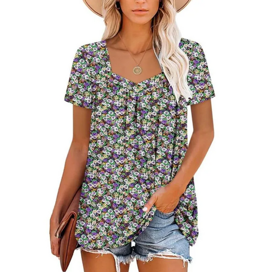 GEORGIA - CLASSIC PRINTED BLOUSE