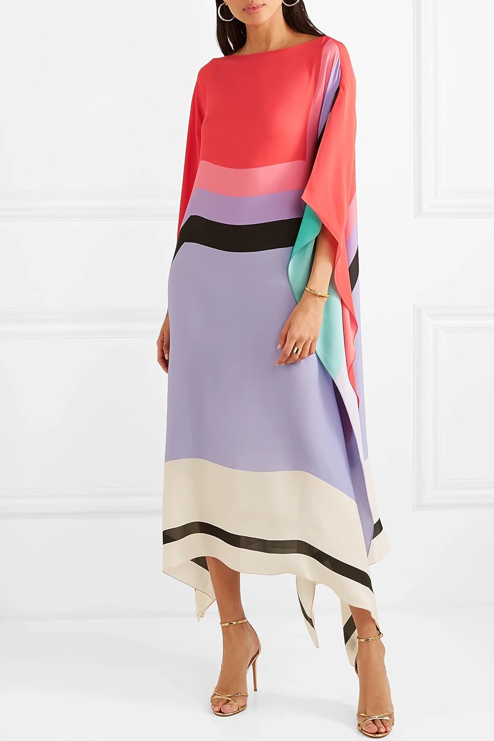 IRISH – STRIKING PRINTED CAFTAN DRESS