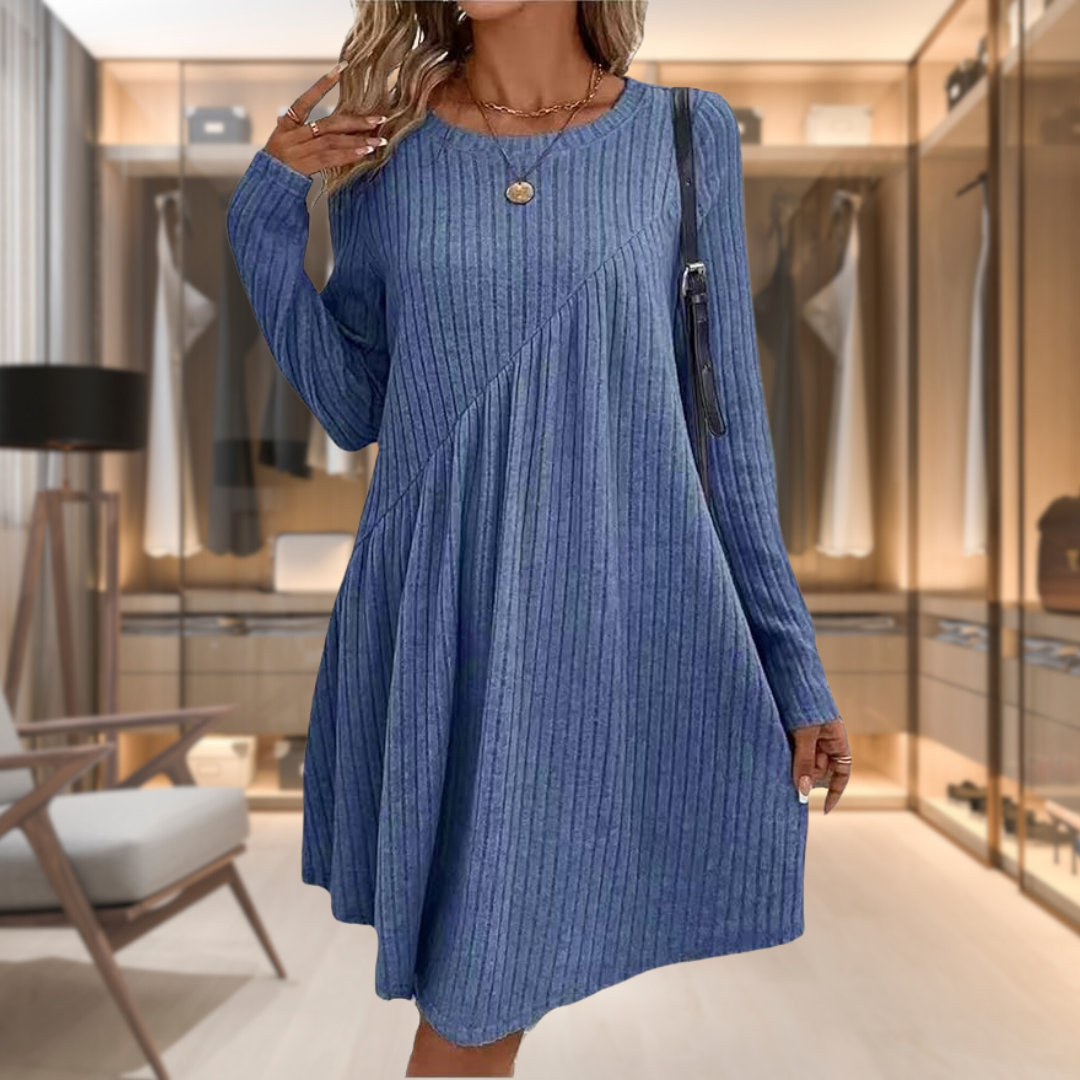 NAYLA – LONG-SLEEVE AUTUMN DRESS