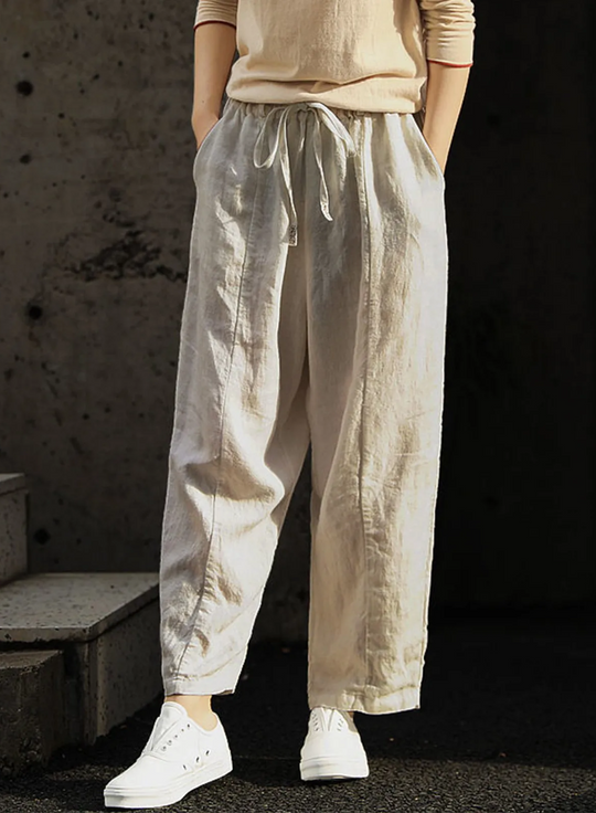 PHOEBE - CASUAL LOOSE FIT COTTON PANTS