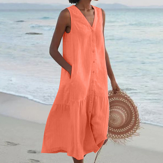 LYRA – SUMMER V-NECK DRESS