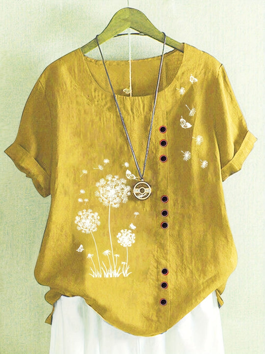 ELLE – DANDELION-INSPIRED BLOUSE