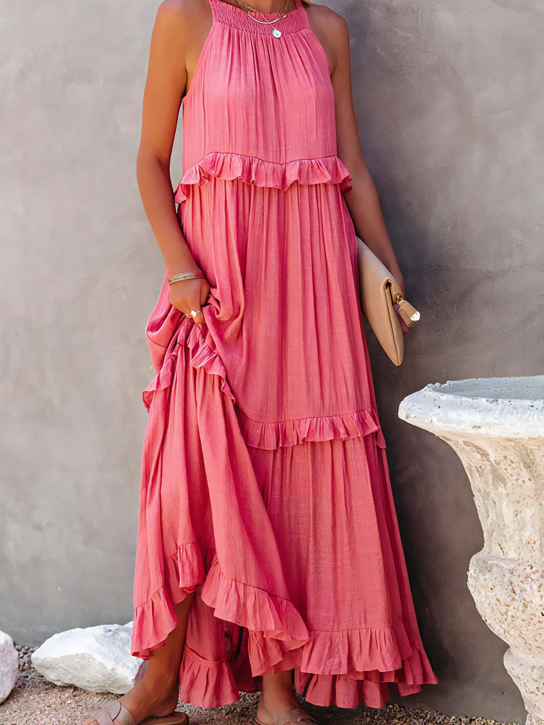 BIANCA – FLOWY MAXI SUMMER DRESS