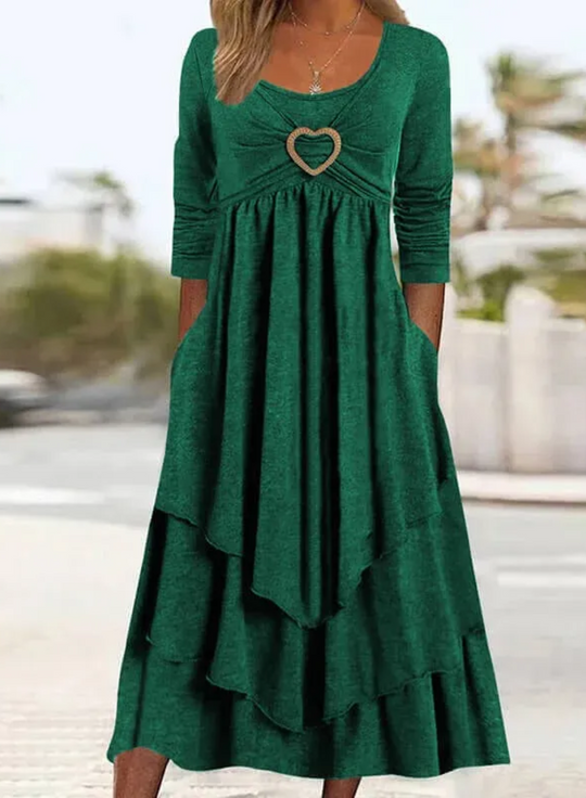 NANCY - VERSATILE LAYERED MIDI DRESS