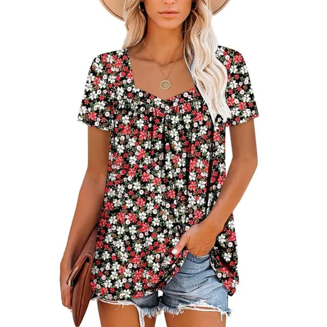 GEORGIA - CLASSIC PRINTED BLOUSE