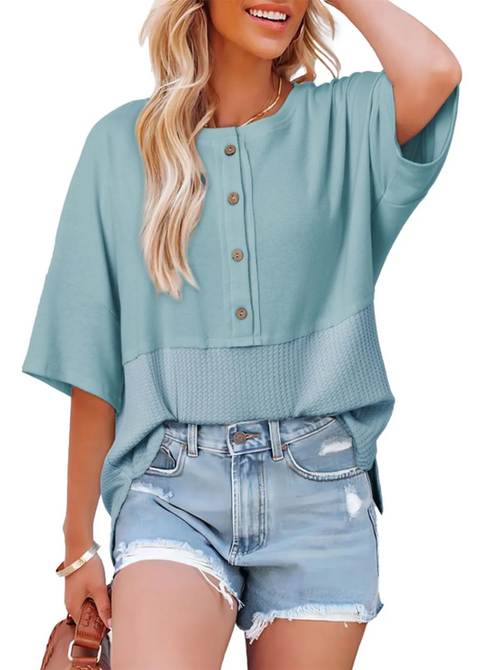 SOPHIA - WAFFLE TOP