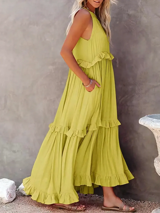 BIANCA – FLOWY MAXI SUMMER DRESS