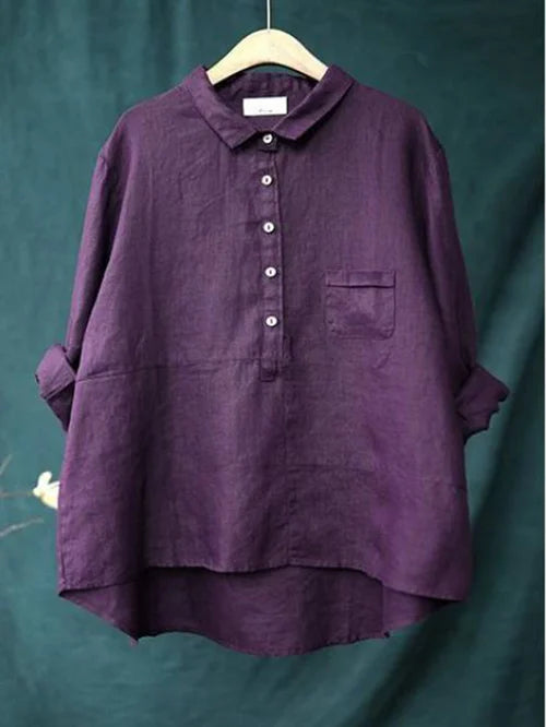 NADIA – RELAXED BUTTON-UP SHIRT
