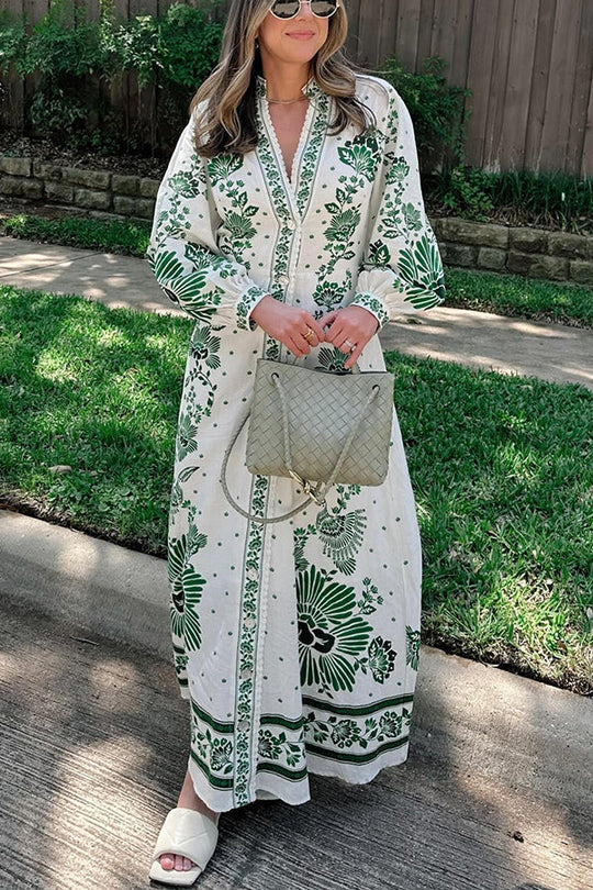ELERI – EMBROIDERED FLORAL MAXI DRESS