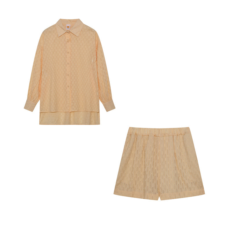 MAREN – RELAXED SHIRT & SHORTS SET