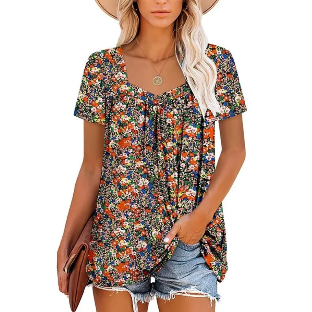 GEORGIA - CLASSIC PRINTED BLOUSE