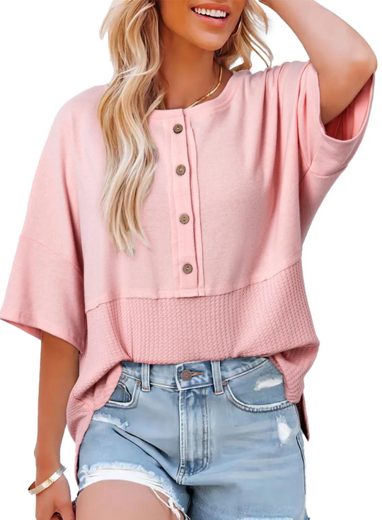 SOPHIA - WAFFLE TOP