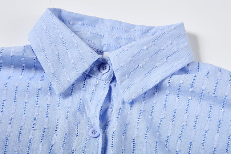 MAREN – RELAXED SHIRT & SHORTS SET