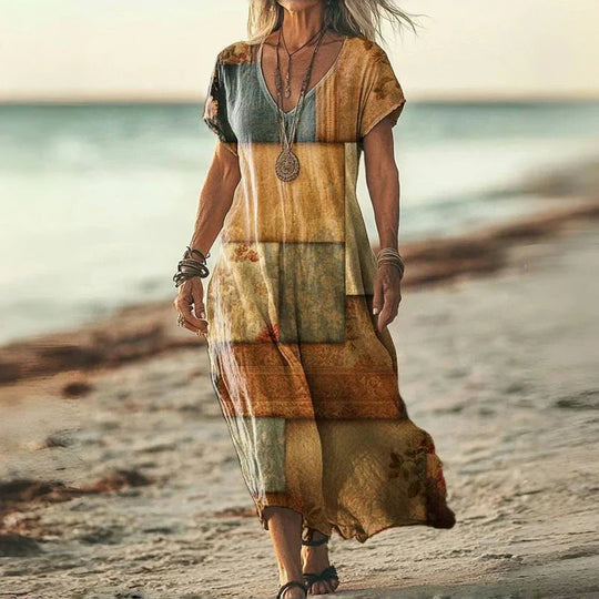 LIRA – VINTAGE-INSPIRED MAXI DRESS (made-to-order)