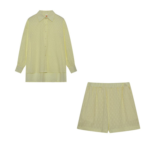 MAREN – RELAXED SHIRT & SHORTS SET