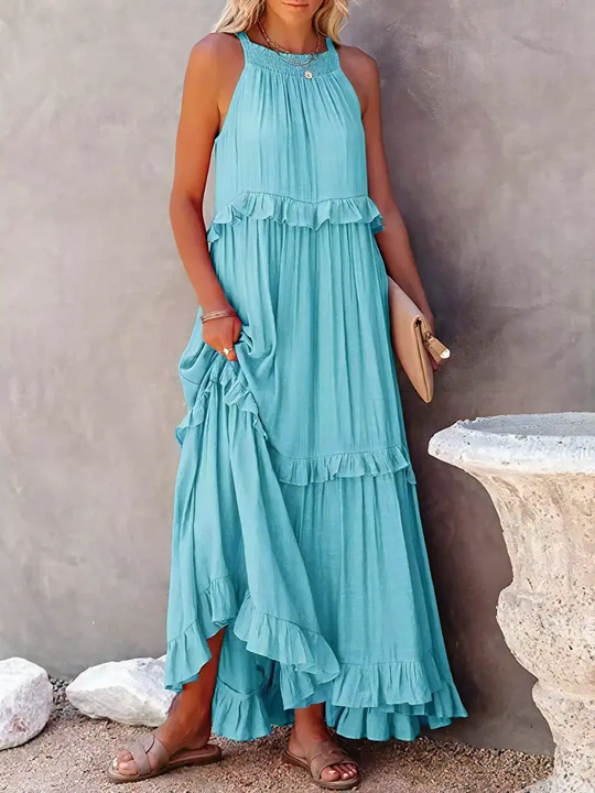 BIANCA – FLOWY MAXI SUMMER DRESS
